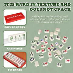 IWUTEFET compact travel design for portable mahjong sessions