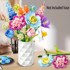 IWUTEFET DIY flower bouquet assembly enhances creativity and focused play.