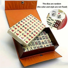 IWUTEFET Mini Travel Mahjong compact size fits easily in bags for trips.