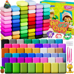 Ixiaoyoo air dry clay 104 colors pack inspires colorful projects for beginners and kids.