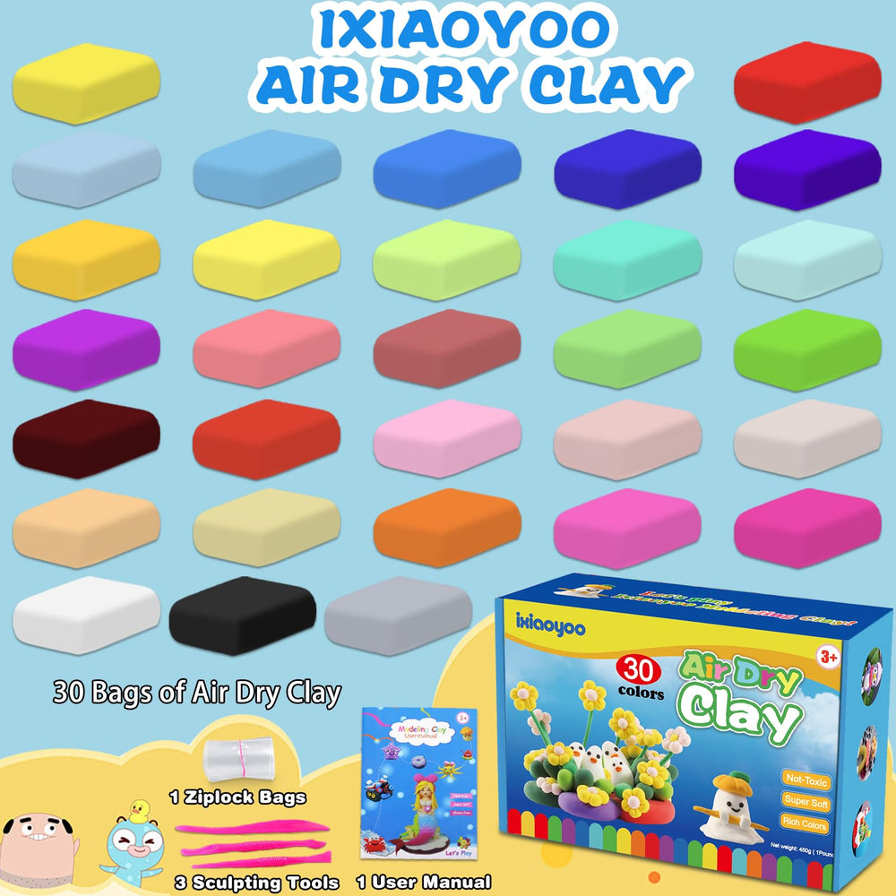 Ixiaoyoo 24-hour air-dry feature helps kids complete projects quickly.
