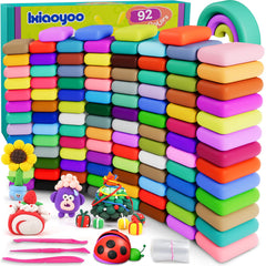 Ixiaoyoo air dry clay 92 colors pack sparks creativity for kids