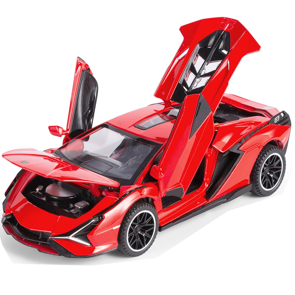 IYEAM Lamborghini Sian FKP3 front view with durable zinc alloy body for lasting play