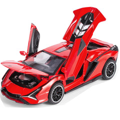 IYEAM Lamborghini Sian FKP3 front view with durable zinc alloy body for lasting play