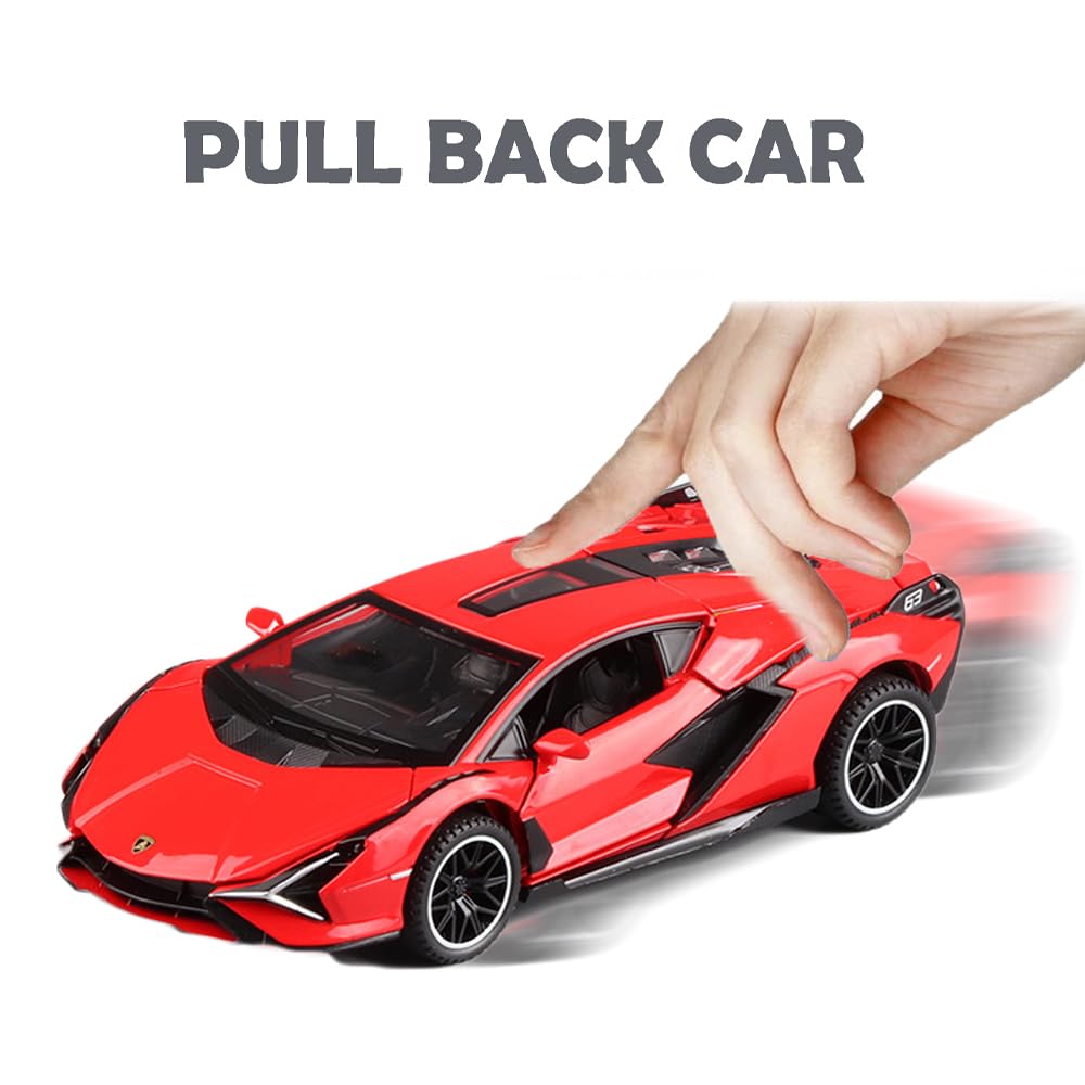 IYEAM Lamborghini Sian FKP3 lights and sounds activate with touch for realism