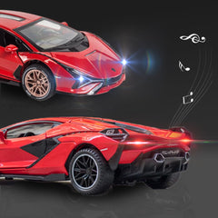 IYEAM Lamborghini Sian FKP3 side view showing detailed interior and exterior trim