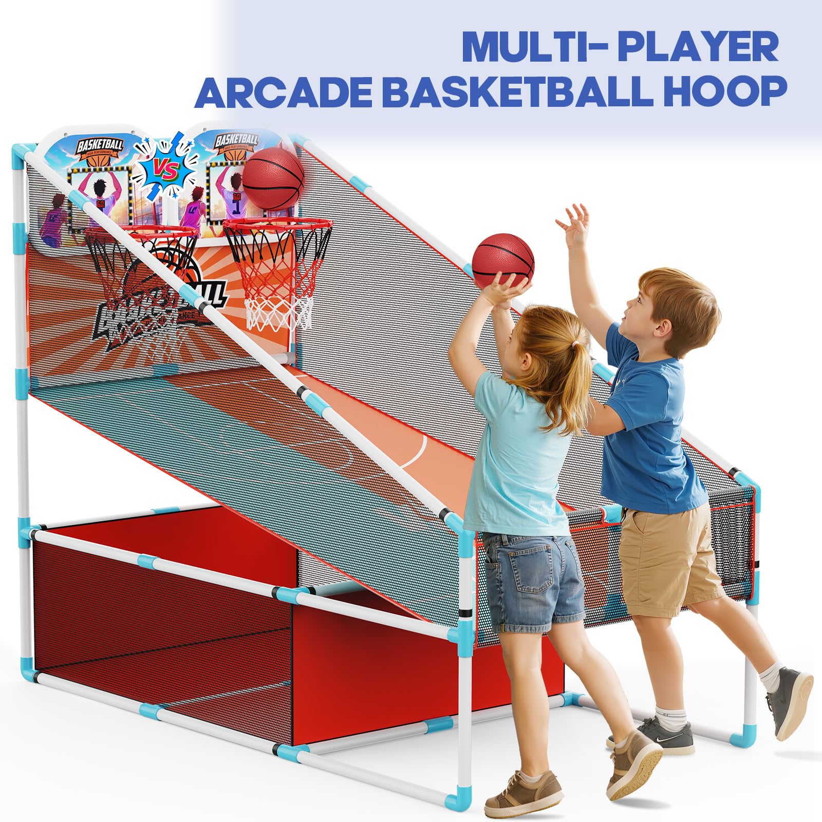 Iyoyo dynamic LED lights illuminate shots for immersive arcade-style gameplay.