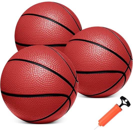 Iyoyo mini basketballs 6 inch set for indoor play with small hands.