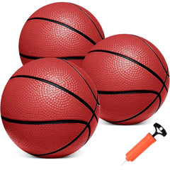 Iyoyo mini basketballs 6 inch set for indoor play with small hands.
