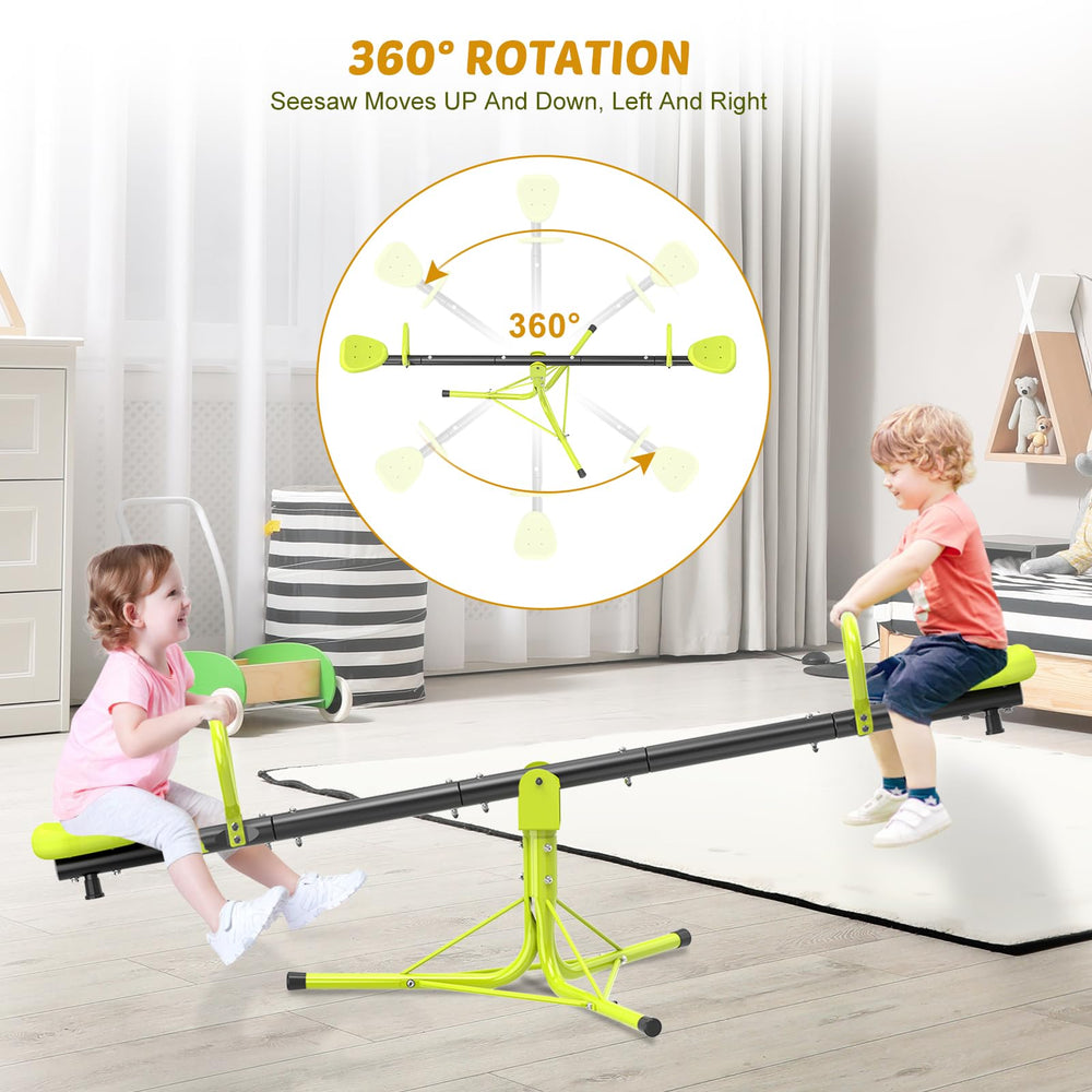 Iyoyo seesaw with dimensions and weight capacity for setup planning