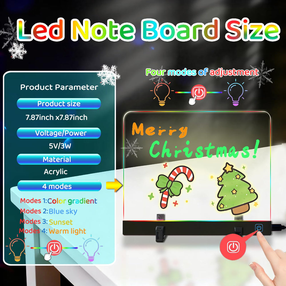 IYT Lumiboard four lighting modes for mood-driven creativity
