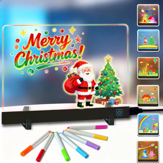 IYT Lumiboard light-up drawing board with RGB lighting sparks creative drawing in dim rooms.
