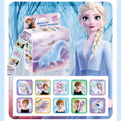 IZKICN Easy-peel princess stickers simplify crafts and labeling tasks.