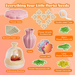 Izomila fabric flower kit colorful petals for vibrant DIY bouquets.