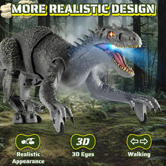 J Rootage dinosaur 3D eyes gray enhances storytelling with lifelike gaze.