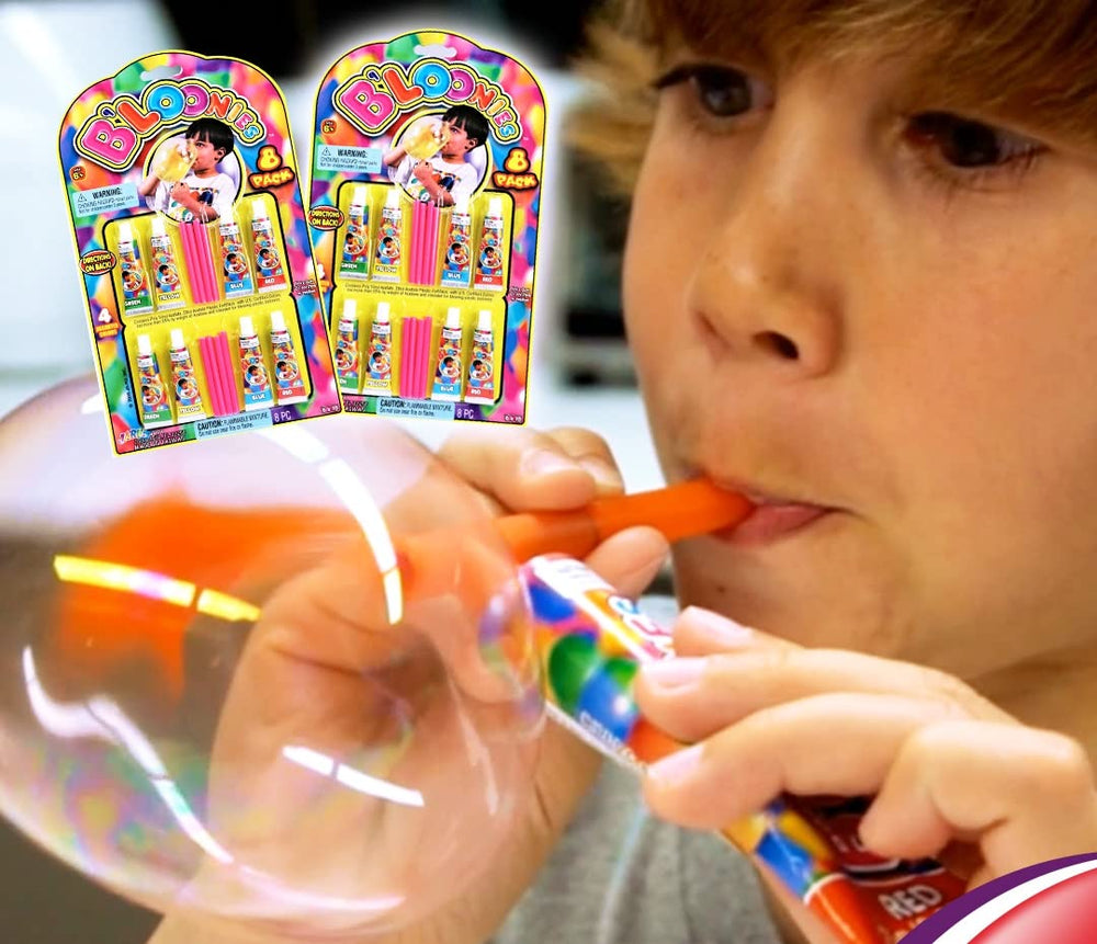 JA-RU B'loonies straw-and-tube collection for playful bubbling
