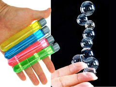 JA-RU Grab a Bubble blue tube touchable wand for pocket-sized fun on the go