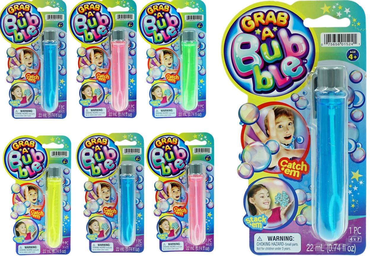 JA-RU Grab a Bubble green tube touchable wand for interactive, tactile bubble play