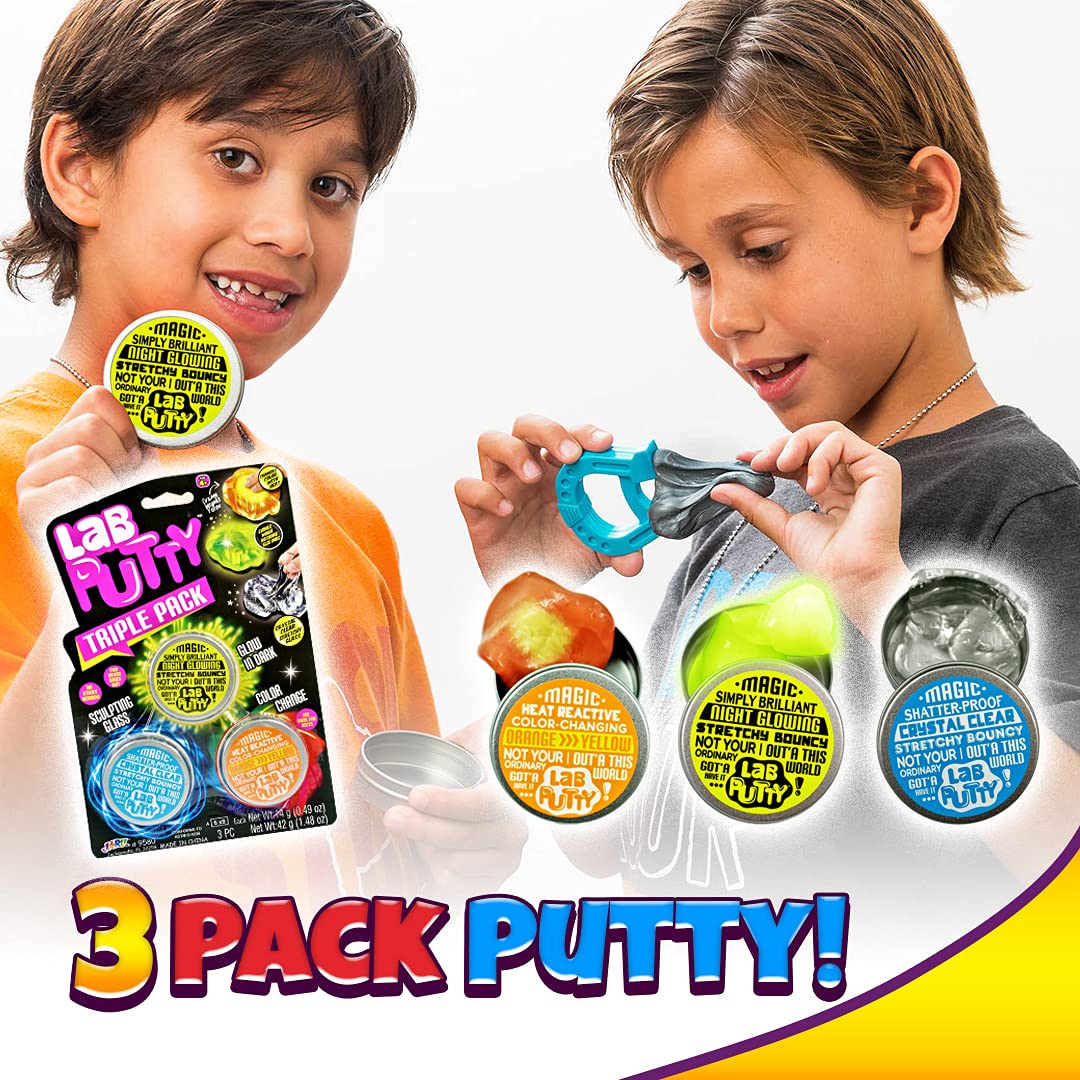 JA-RU bouncy putty with strong rebound for hands-on focus.
