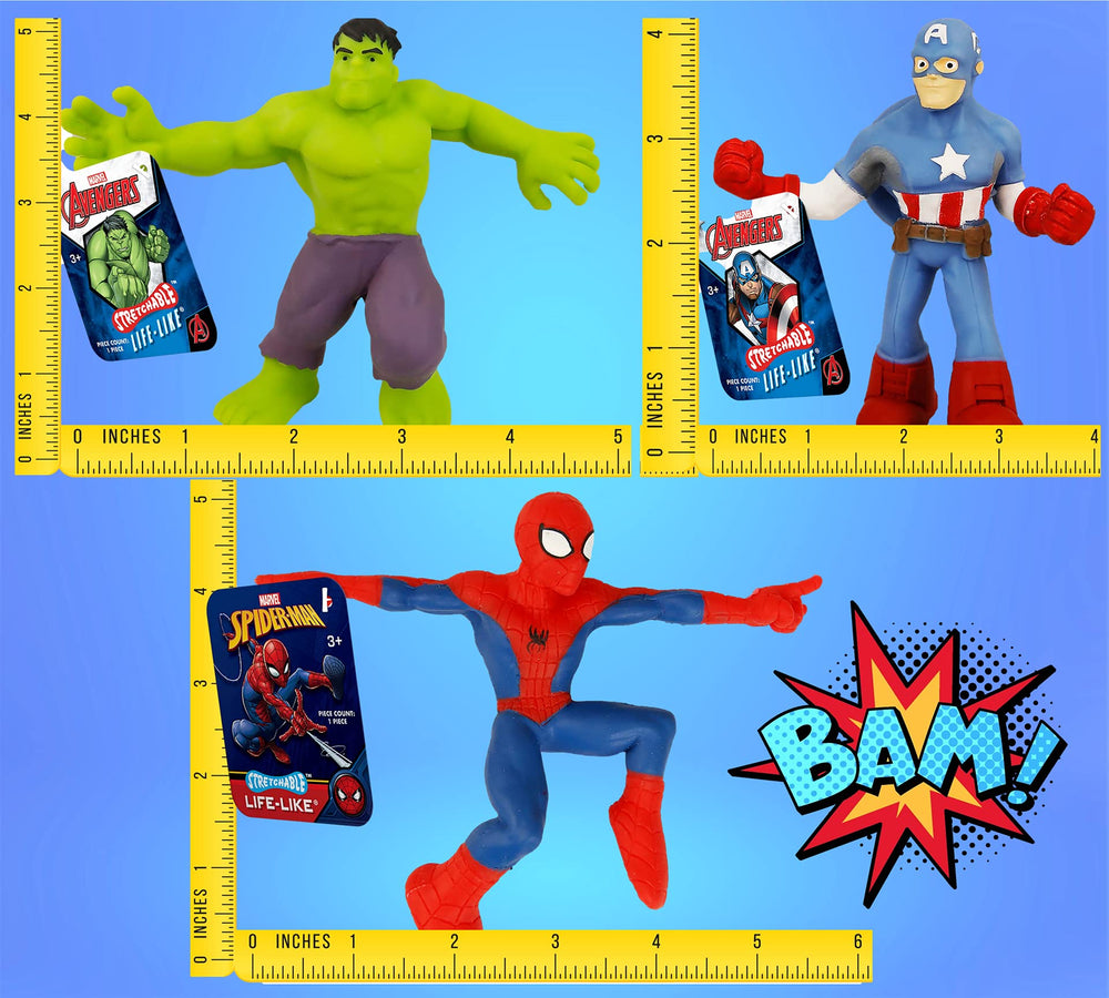 JA-RU Marvel Avengers packaging shows compact, portable design.