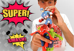 JA-RU Marvel Avengers Spiderman stretchy toy aids calm with sensory squish.