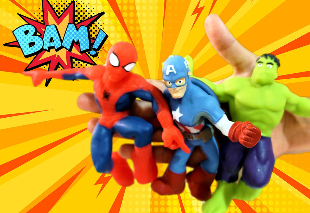 JA-RU Marvel Avengers close-up texture highlights durable, safe materials.