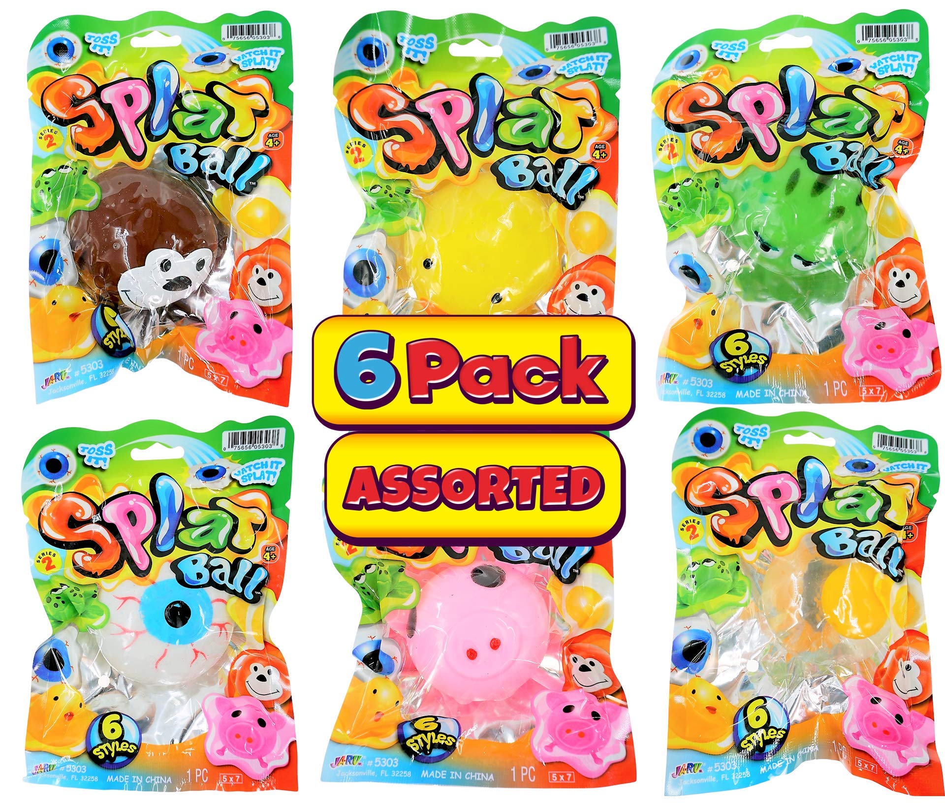 JA-RU Splat Ball duck squishy feel for party favors and playtime.