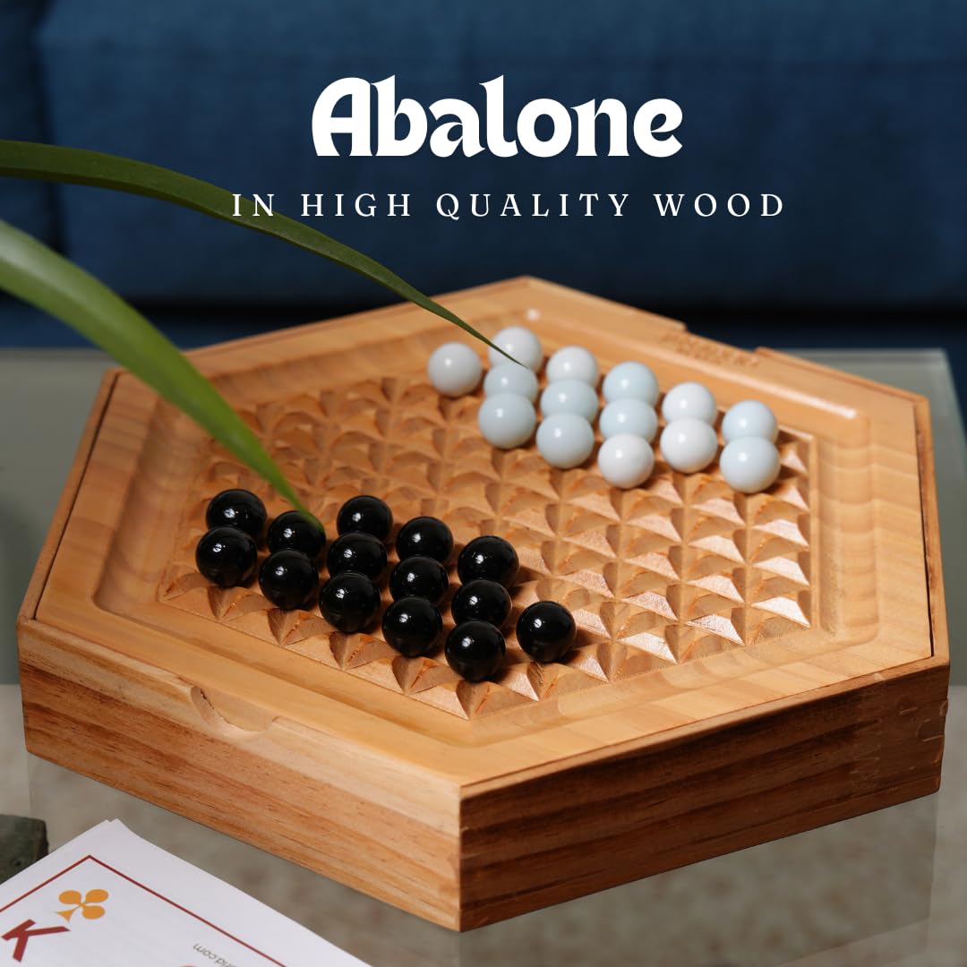 Jackaroo World Abalone two-player duel promoting strategic thinking and focus