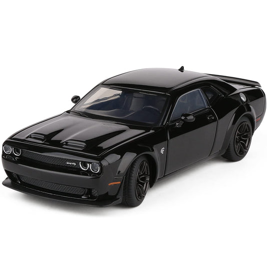 The JACKIEKIM Dodge Challenger 1:32 diecast model, zinc alloy body for durable display.