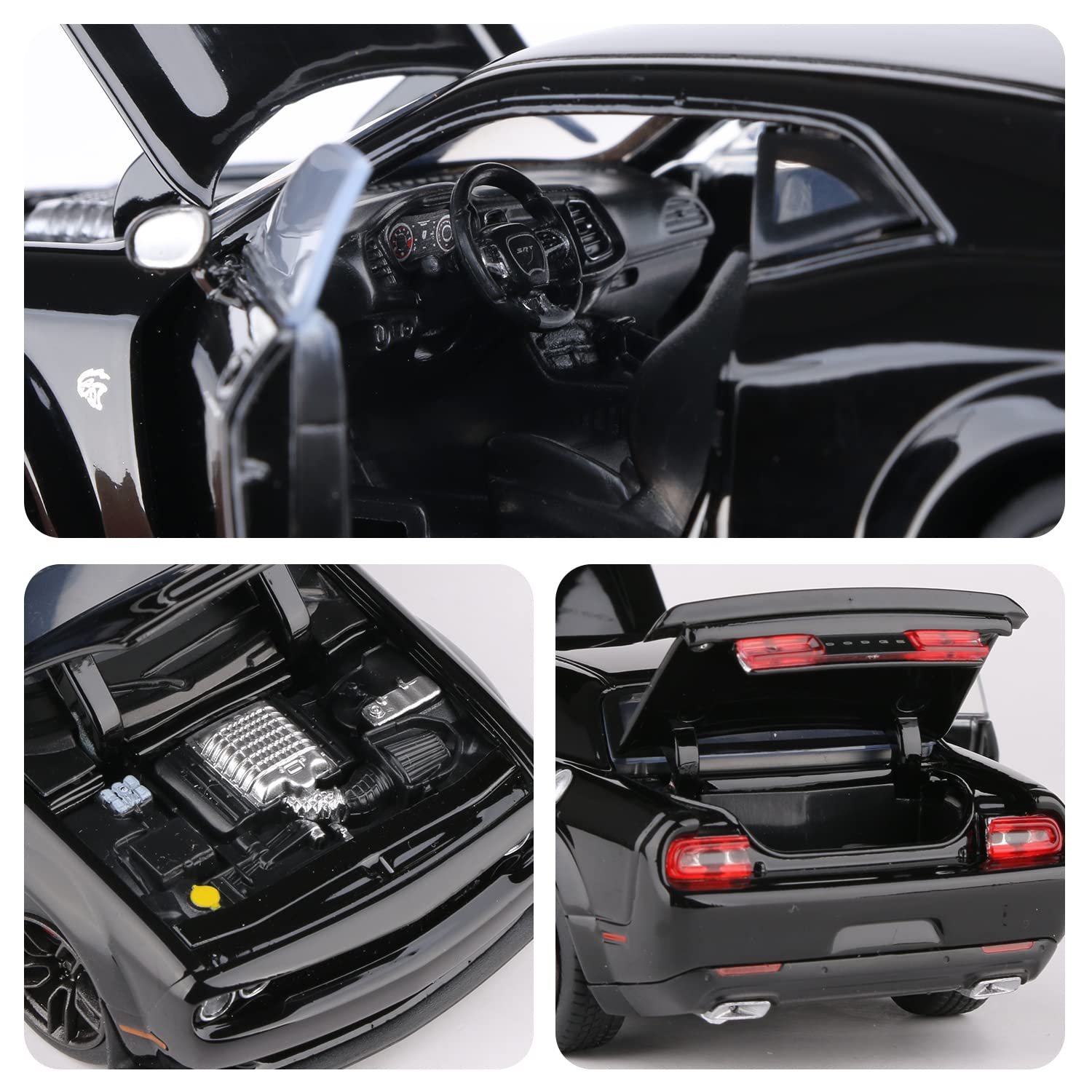 JACKIEKIM pull-back action lets the car move without batteries.