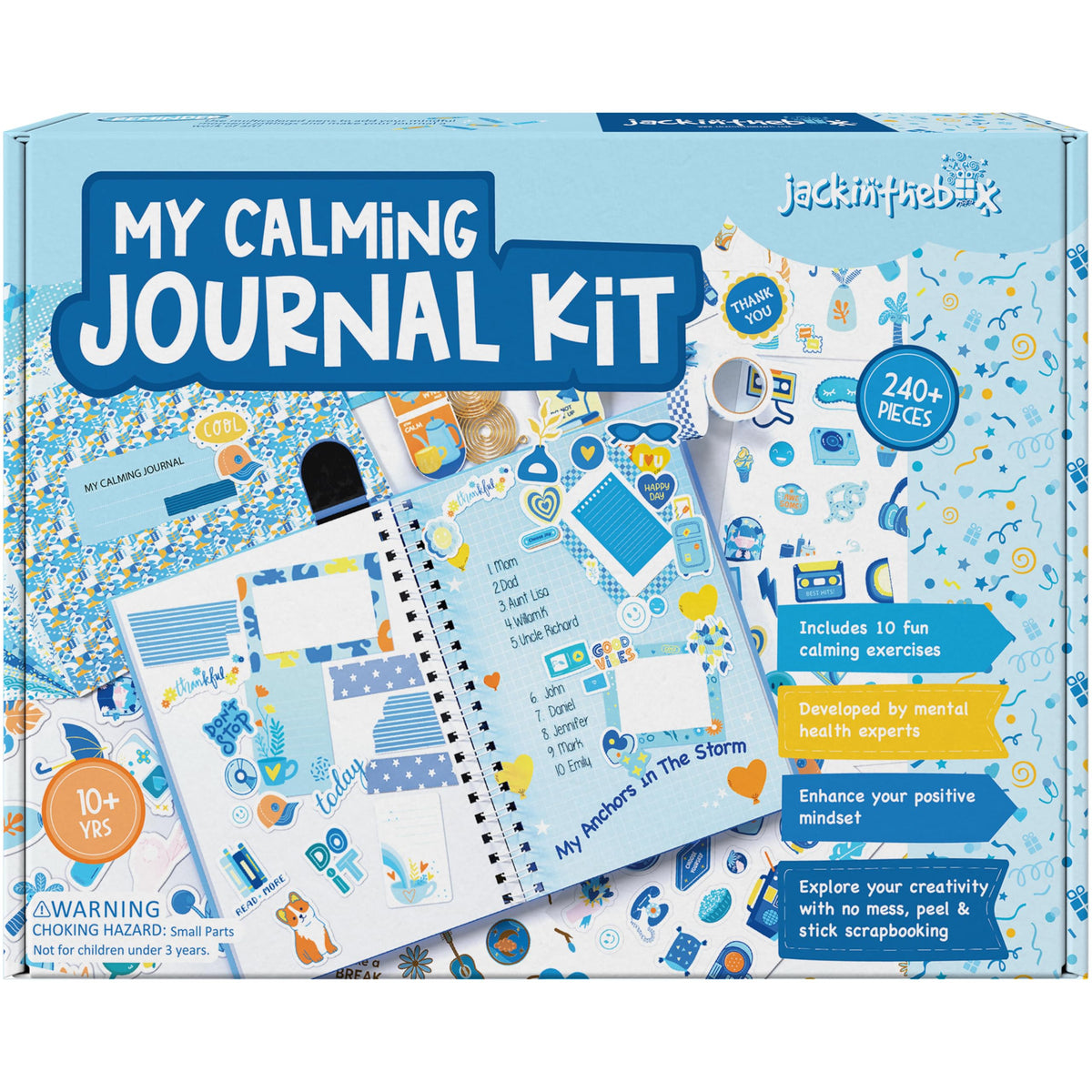 jackinthebox calming journal kit cover inviting design for creative journaling sessions