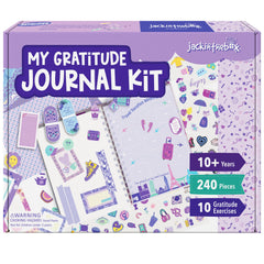 jackinthebox Gratitude Journal Kit cover, vibrant design for engaging journaling sessions