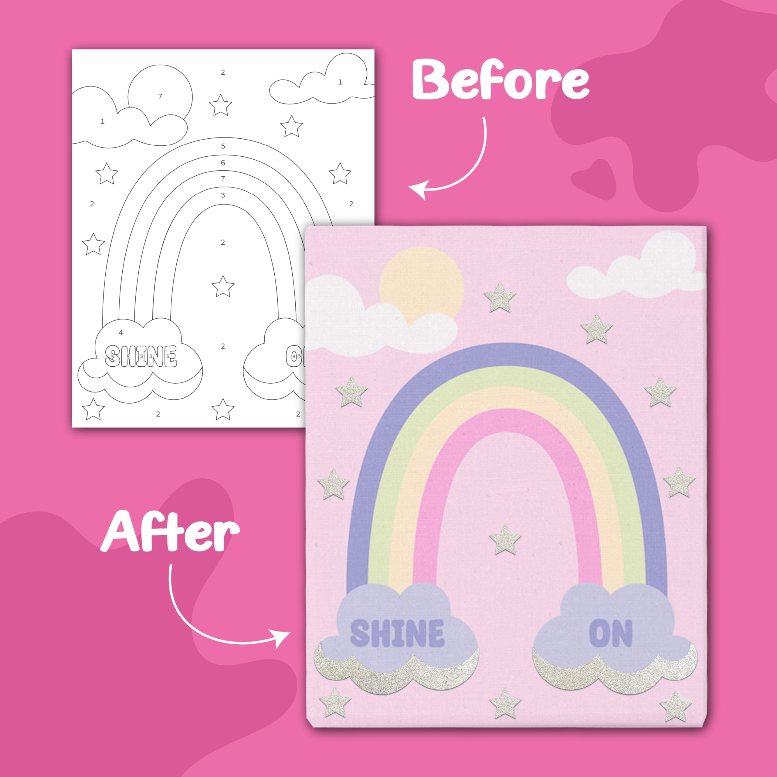jackinthebox pastel paints seven colors for vibrant unicorn art