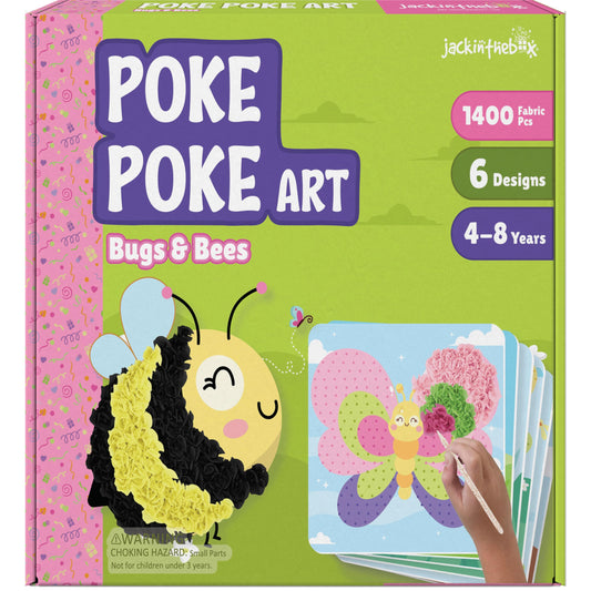 jackinthebox Poke Poke Art Bugs Theme foam boards for creative play