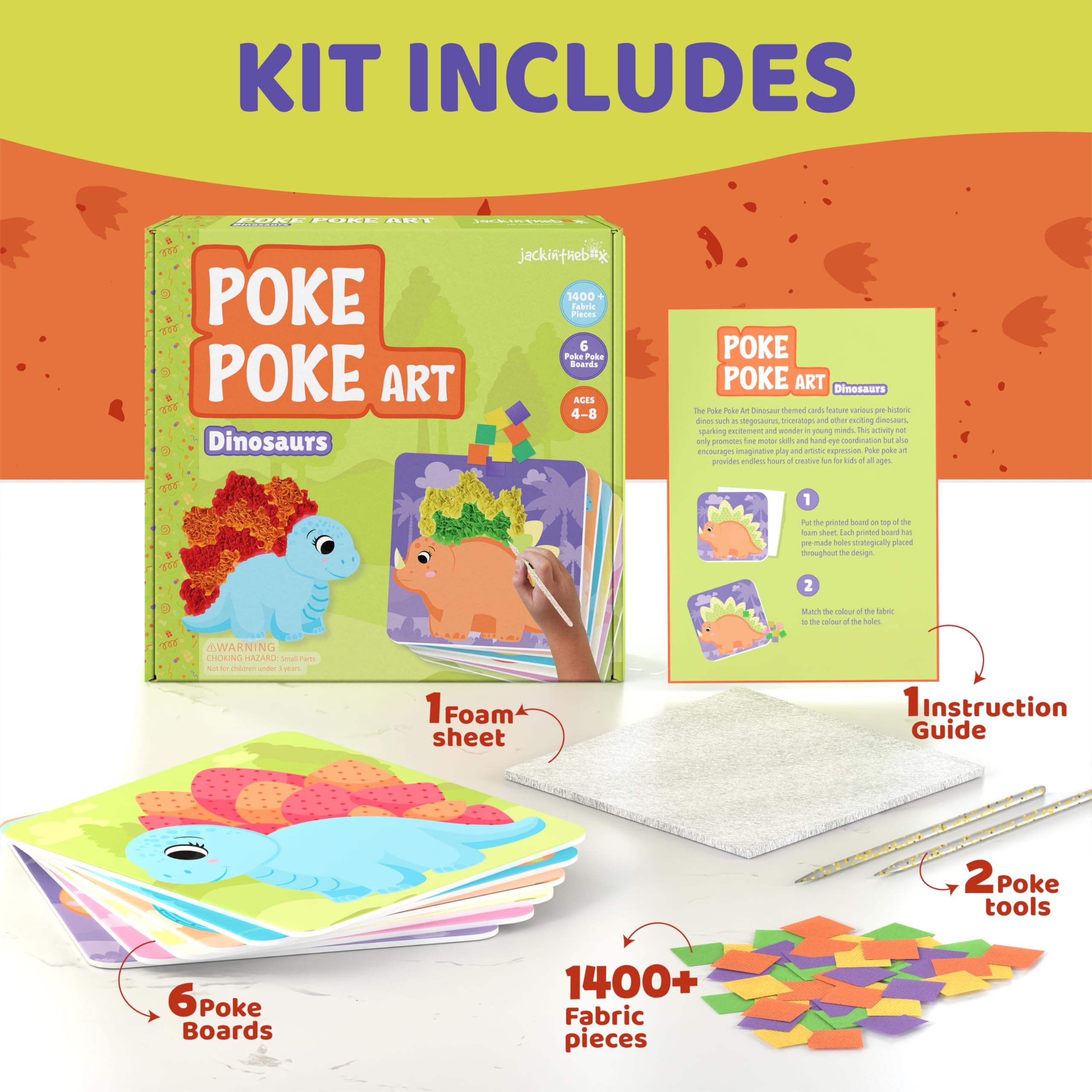 jackinthebox Poke Poke Art decorative DIY artworks to brighten rooms.