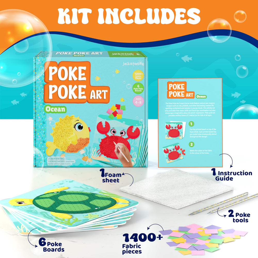jackinthebox Poke Poke Art foam boards show durable craft foundations