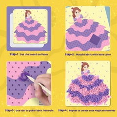 Jackinthebox Poke Poke Art Kit instruction manual guides easy projects.