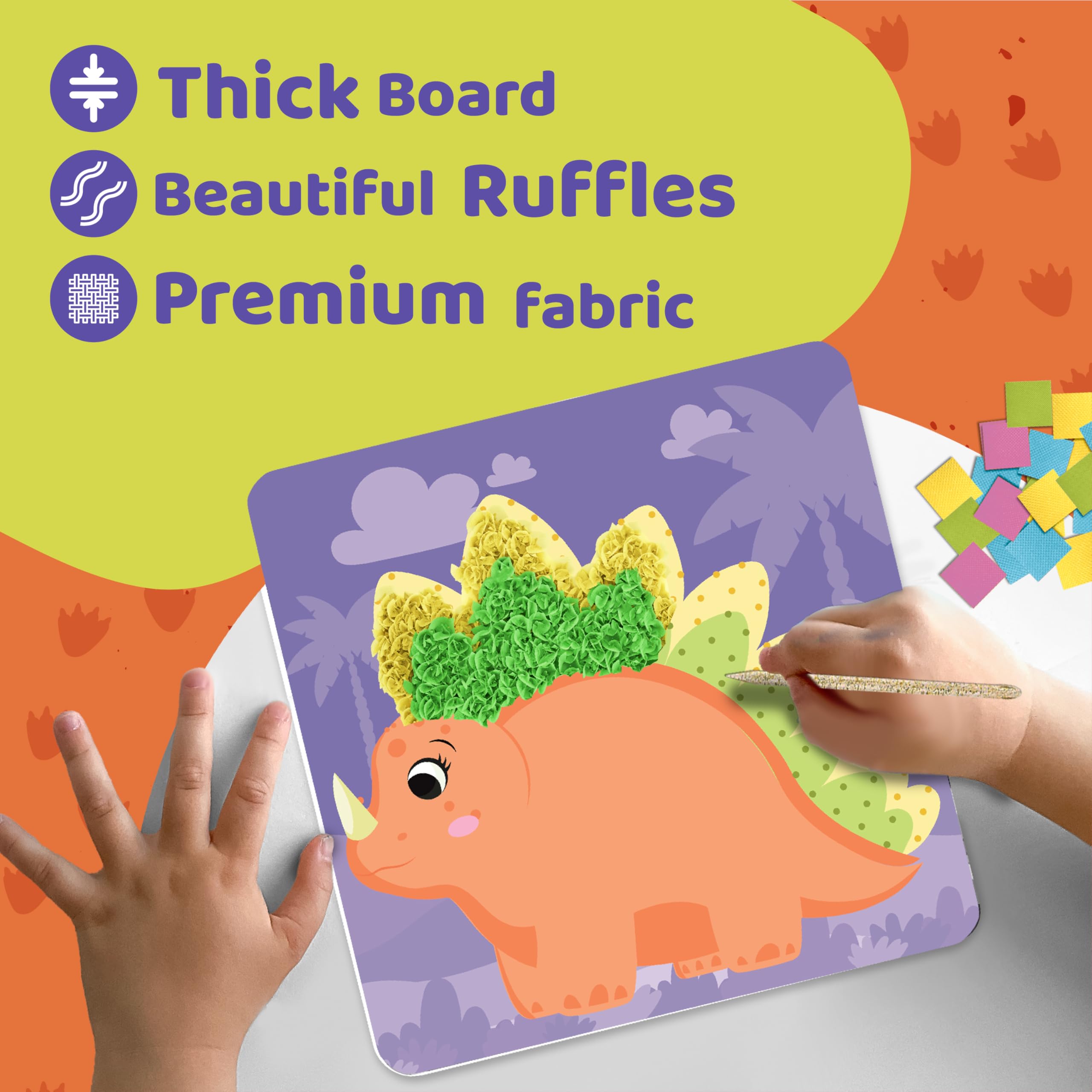 jackinthebox Poke Poke Art develops fine motor skills during crafting.