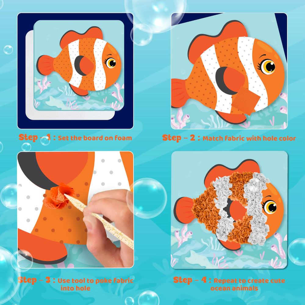 jackinthebox Poke Poke Art ocean pufferfish design enhances concentration