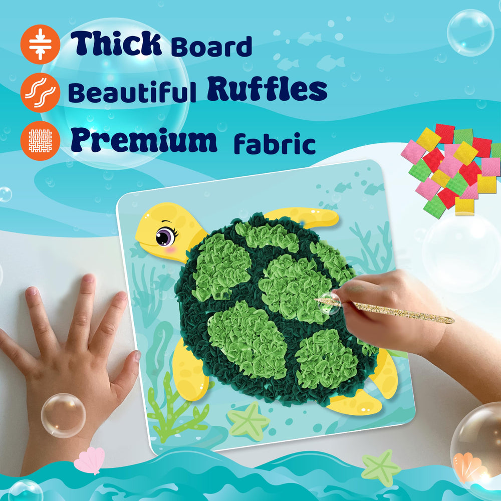jackinthebox Poke Poke Art ocean seahorse design sparks imaginative play