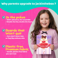 jackinthebox Poke Poke Art poke-in sticks enable precise fabric placement