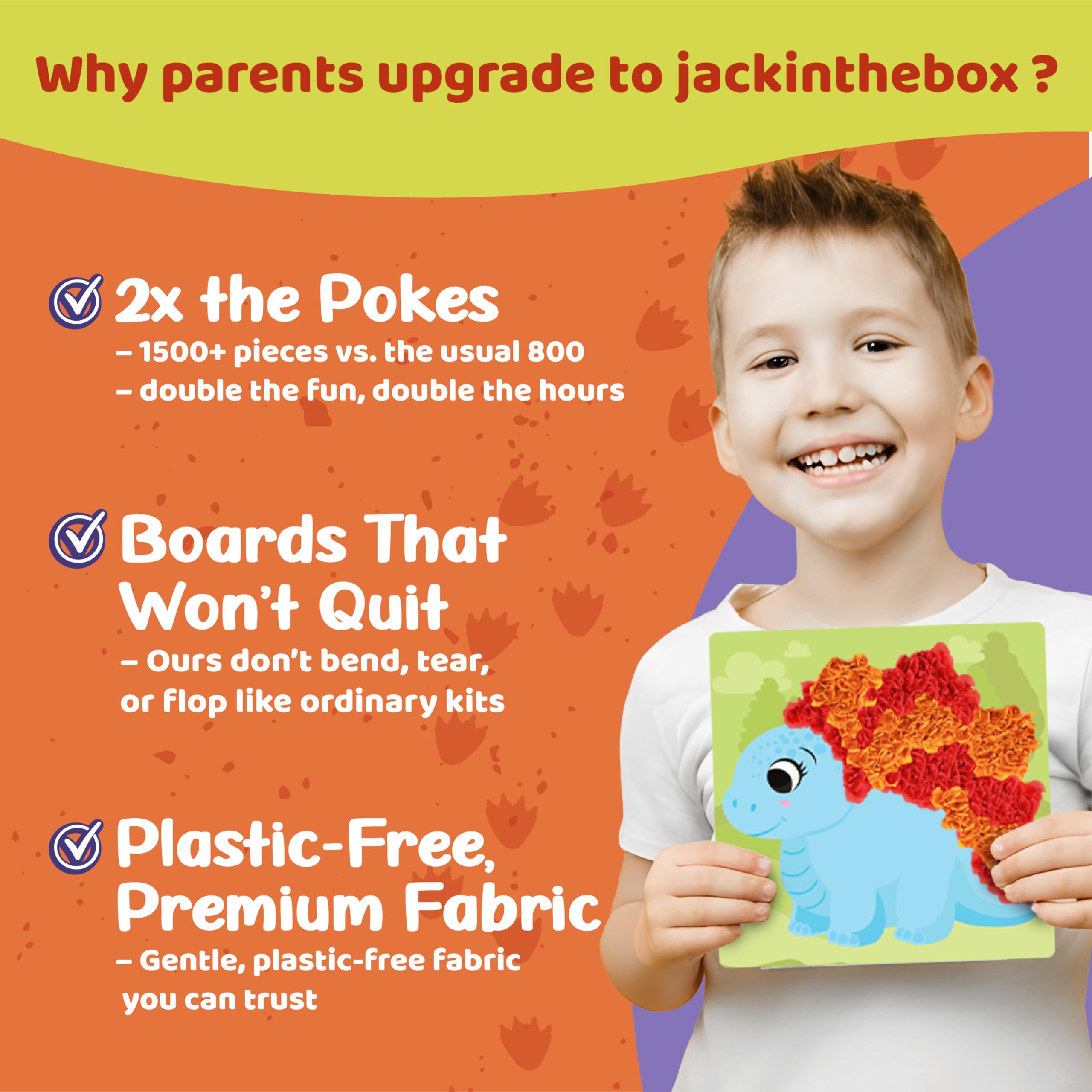 jackinthebox Poke Poke Art poke sticks and pad for precise fabric placement.