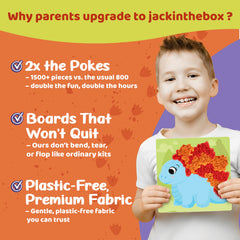 jackinthebox Poke Poke Art poke sticks and pad for precise fabric placement.