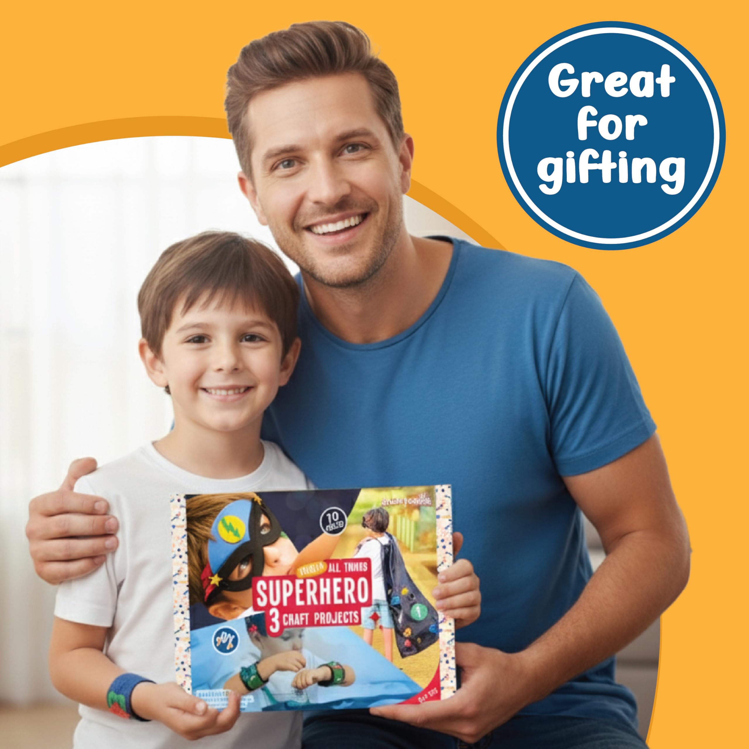 jackinthebox superhero DIY gift pack offers multi-project fun for kids.