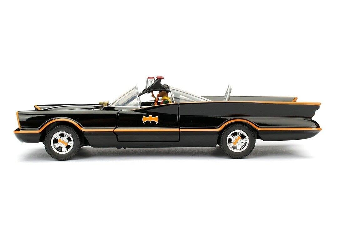 Jada Batmobile opening doors for interactive display