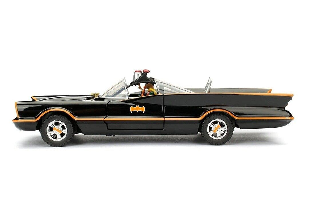 Jada Batmobile opening doors for interactive display