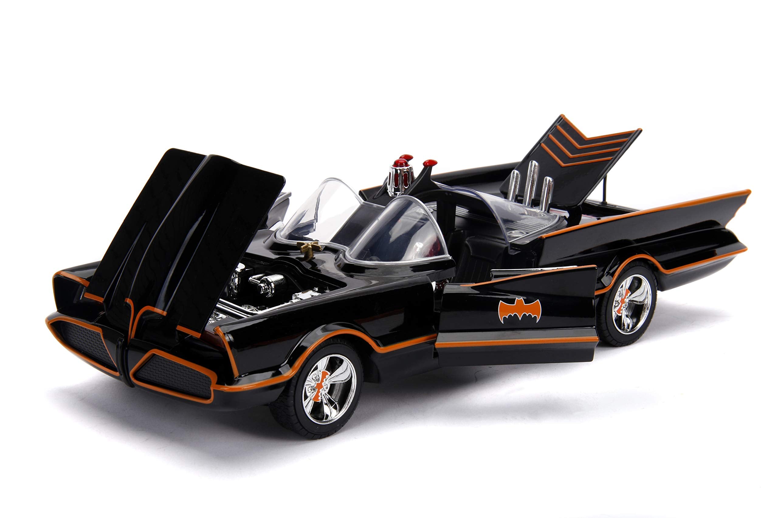 Jada Batmobile 1966 detailed casting captures iconic features for display