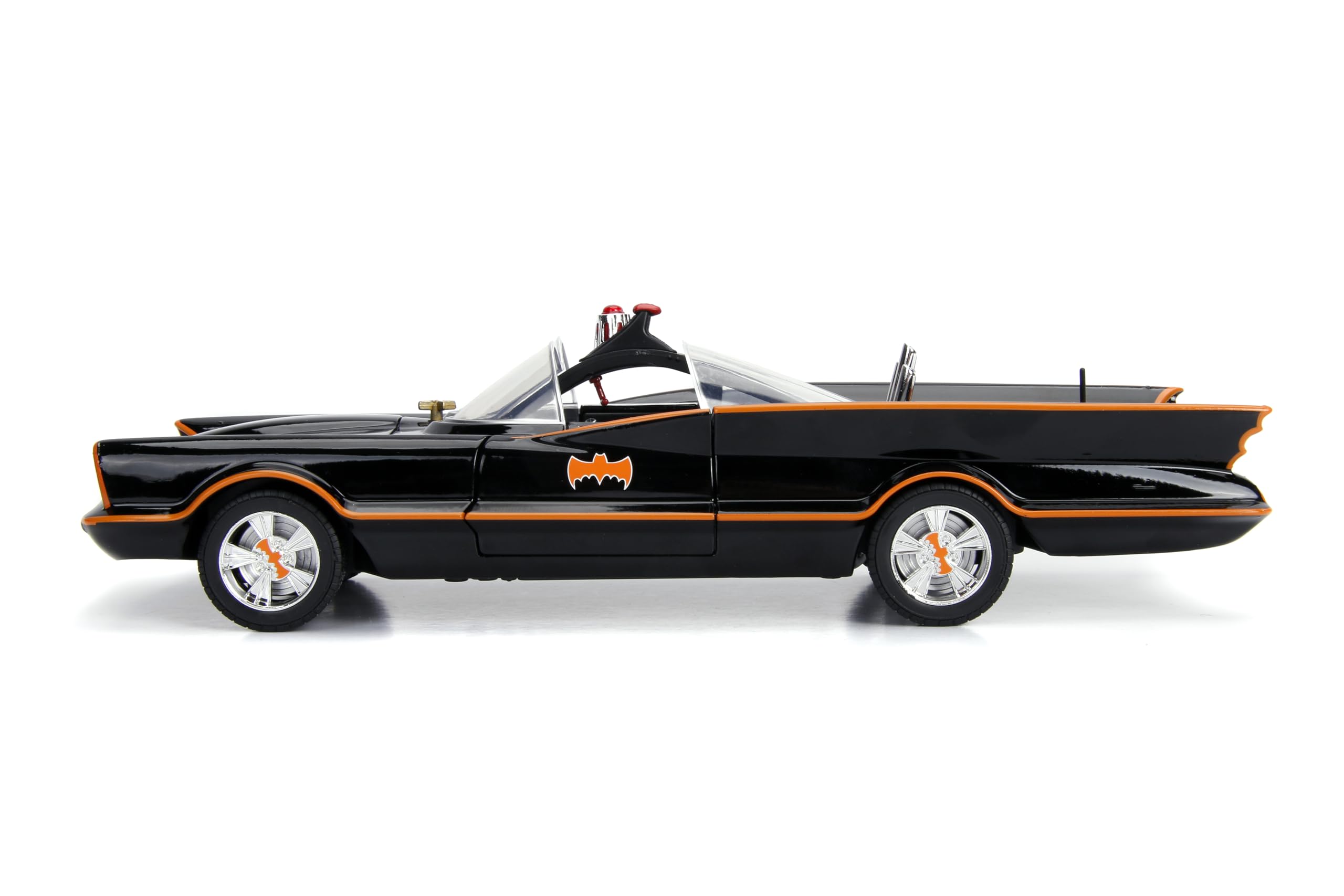 Jada Batmobile 1966 display model as shelf centerpiece for collections