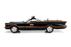 Jada Batmobile 1966 display model as shelf centerpiece for collections