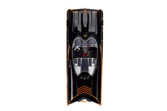 Jada Batmobile 1966 rubber tires provide authentic texture for tactile display